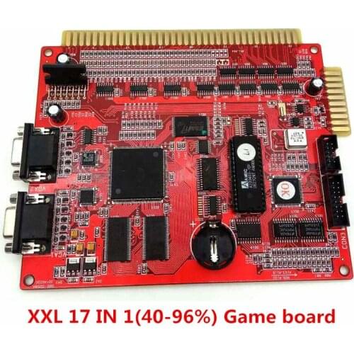 Gambling Game Machine Red Board Casino Multi Game PCB XXL 17 in 1 Game PCB Board (40-96%)