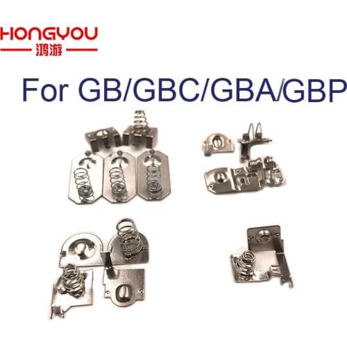 100set Battery Terminals Spring Contacts Battery Spring Replacement for Nintend Game Boy Advance Game Console for GBP GBA GBC GB