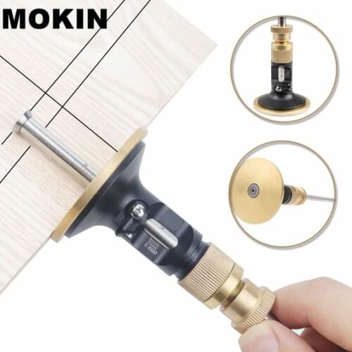 Multifunction Woodworking Scribe Gauge European Fine-tuning Ruler Automatic Marking Gauge Line Scribing Measuring Tools