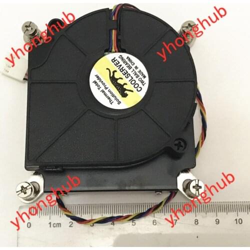 EVERFLOW COOLSERVER BB7515BU B127515BU Copper Radiator CPU Heat Sink Fan
