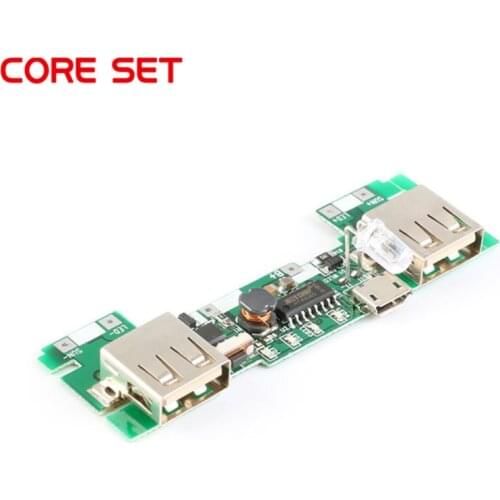 USB 5V 2A Mobile Power Bank Charger Module Lithium Li-ion 18650 Battery Charging Board LED Indicator New Version