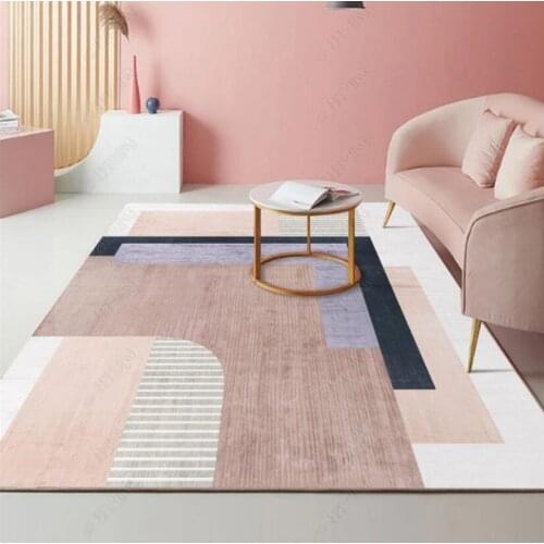New Modern Abstract Art Carpets For Living Room Bedroom Rugs Nordic Geometric Print Large Area Rug Door Carpet Floor Mat Home