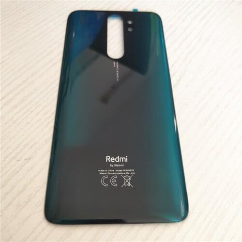 Original Glass For Xiaomi Redmi Note8 Pro Note 8 Pro Battery Back Cover Housing Case Replacement Parts + Adhesive Sticker