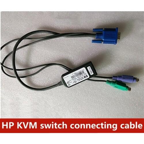 Original HP KVM switch connecting cable 396632-001 VGA TO RJ-45 + PS / 2 PLX1-3906 used