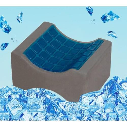 Charcoal Infused Memory Foam Knee Pillow with Cooling Gel Help Side Sleepers Align Spine Back Pain Relief Orthopedic Leg Cushion