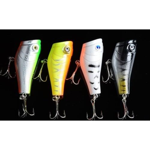 RQNQ 2021 New 5cm 7.4g Megabass Rattling Fishing Lures Saltwater Poppers Lure Fishing Rush Float Fish Top Water Artificial Bait