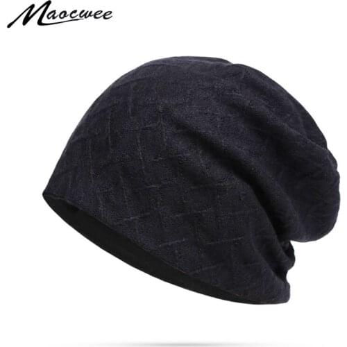 Autumn new mens solid color Beanie Hat outdoor sports wind proof cap ladies fashion wild bean Hedging hat