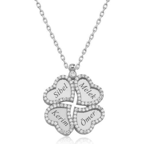 Tevuli 925 Sterling Silver Is Coated Clover Lady Necklace