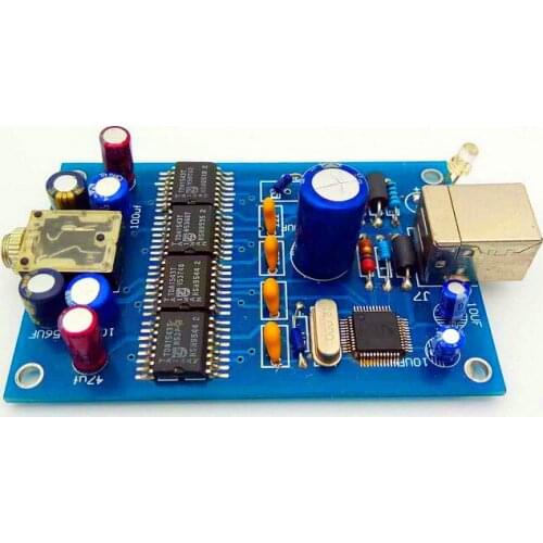 Fever 4 and TDA1543 Decoder USB Mobile Phone Tablet OtgDAC External Sound Card Bile Taste Hihi