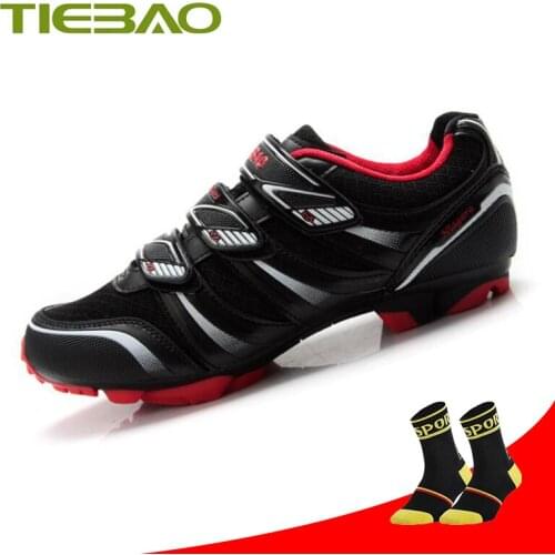 Tiebao Sapatilha Ciclismo Mtb Cycling Shoes 2019 SPD Superstar Outdoor MTB Sneakers Self-locking Breathable Mountain Bike Shoes