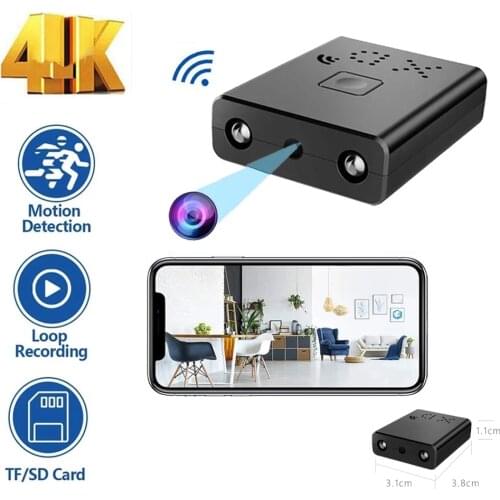 WIFI Mini Camera XD IR-CUT Smallest 4K Full HD Camcorder Infrared Night Vision Micro Cam Motion Detection DV Kamera
