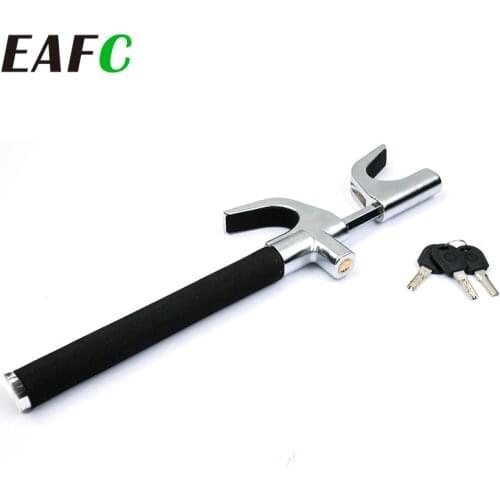 Car Anti Theft Steering Wheel Lock Auto Steering Wheel Lock High Safety Adjustable U Shape Anti-Theft Lock For SUV Truck