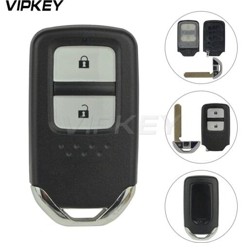 Remotekey For Honda Accord CRV smart remote key fob shell 2 button with emergency key cover case replacement