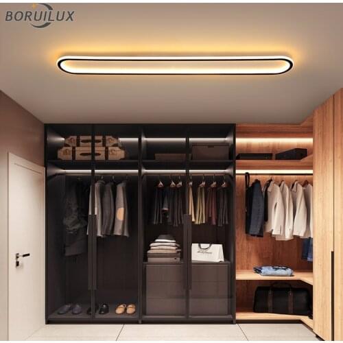 Gold Black New Modern LED Ceiling Lights With Remote For Dining Living Room Bedroom Aisle Corridor Cloakroom Bar Lighting Lamps