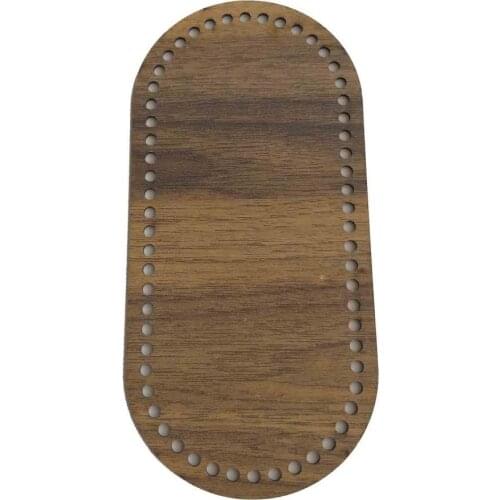 Wood 25x12 cm Oval Bag Base Prayer Beads Color