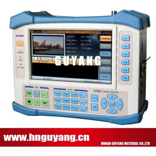 Deviser S7000 Analog powerful Digital Satellite TV Analyzer DVB-C/T/H/T2/S/S2 CATV QAM signal level Meter