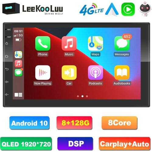 LeeKooLuu 2 Din Car Radio In Dash 7" 2.5D Autoradio MP5 Bluetooth USB AUX FM Android Phone Mirrorlink Car Multimedia Player