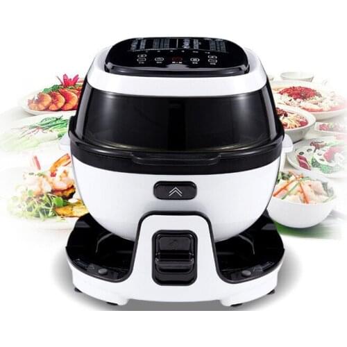 7LTouch Screen Auto-rotating Household Multifunctional Drum Cooking Machine and Cooking Integrated Fryer Air Fryer