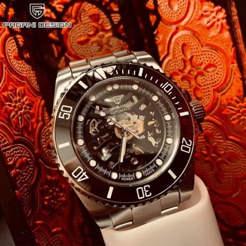 2020 PAGANI DESIGN Luxury Brand Mechanical Mens Watches Stainless Steel Automatic Watches For Men Diving Watch Relogio Masculino