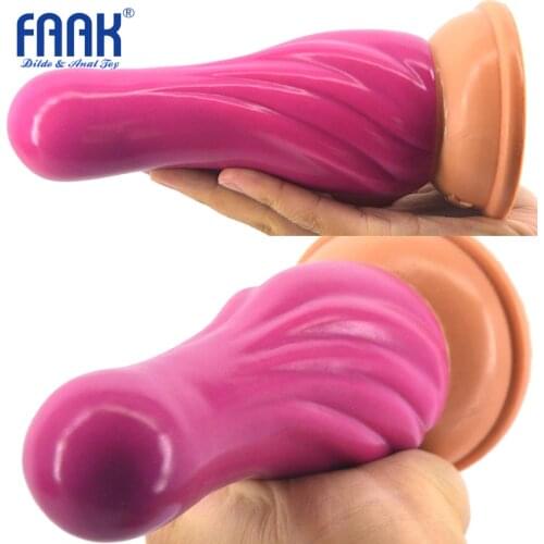 FAAK silicone Anal Dildo for women Man Gay Anal Plug flexible Penis for Woman Lesbian Toy Dick Adult Toys for Couples Squirting