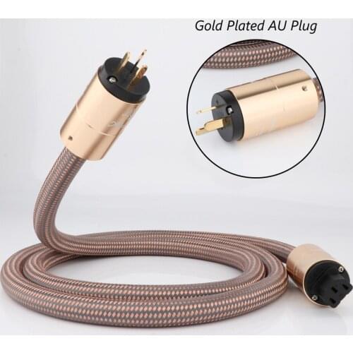 HI-End AU Power Cable Australian Standard AC Power Cable AU NZ Australia Power Cord Audiophile Mains Power Cable HIFI
