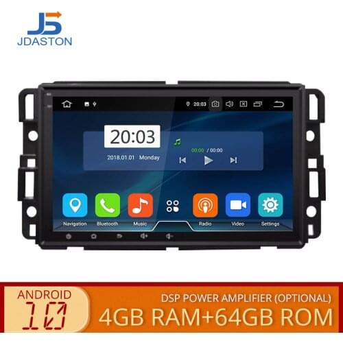 JDASTON Android 10 Car Multimedia Player For Chevrolet Tahoe Traverse BUICK Enclave GMC Yukon Tahoe Acadia Car Radio GPS NO DVD