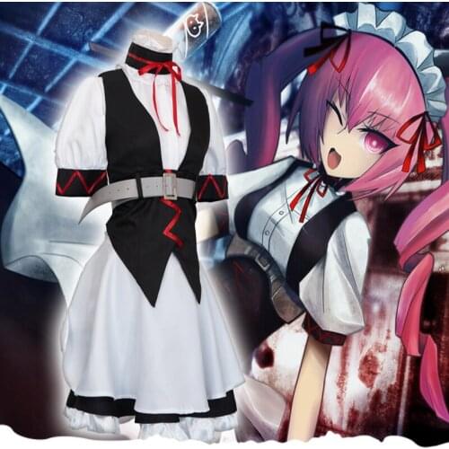 Anime Steins Gate Cosplay Costume Rumiho Akiha Cosplay Costumes Maid Faris Nyan Nyan Halloween Carnival Women Cosplay Costume