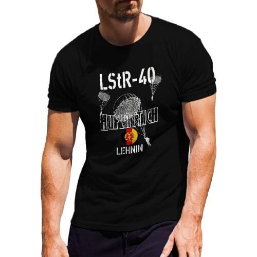 Luftsturmregiment 40 Lenhin DDR KSK Parachutists Willi Sanger T-Shirt. Summer Cotton Short Sleeve O-Neck Mens T Shirt New S-3XL