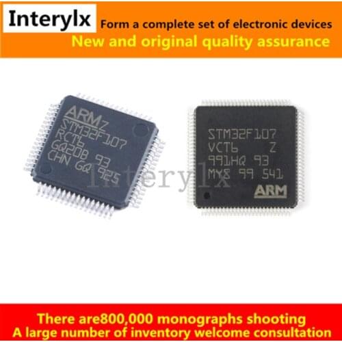 1Pcs New STM32F107RCT6 LQFP-64 STM32F107VCT6 LQFP-100 Micro Controller IC Can Be Bom With Single Chip