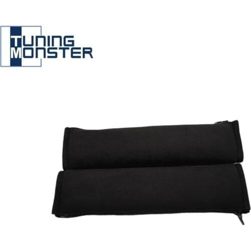 2Pcs TKT Logo Comfortable cotton Seatbelt Cover Safety Belt padding with zipper style