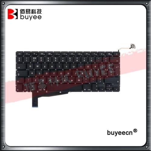 Tested New 15.4" A1286 UK Layout Keyboard For Macbook Pro Laptop English Big Enter Keyboard 2009 2010 2011 2012 Replacement