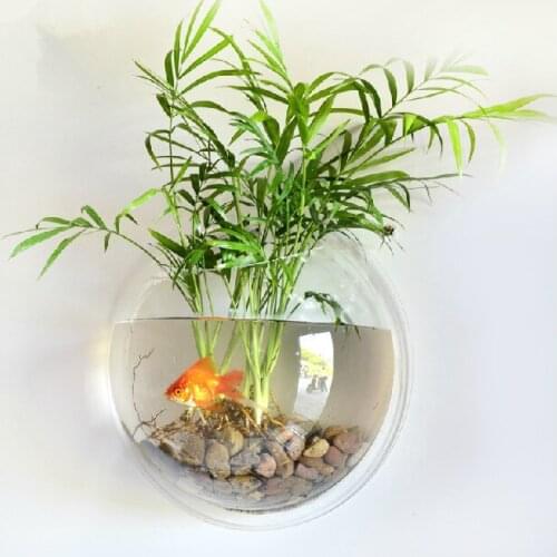2015 new Acrylic Mount Aquarium Small creative Mount tank Wall decoration Creative home decor