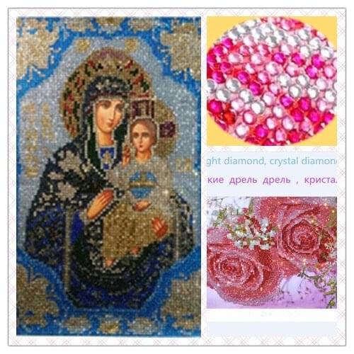 2019 new arrived crystal Round diamond painting diy diamond painting embroidery needwork Home Decor mosaic religious for gift
