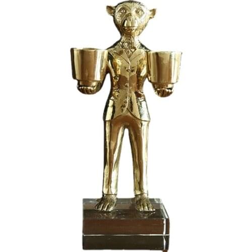 Wholesale Promotional Prices Metal Decor Brass Candlestick Holder
