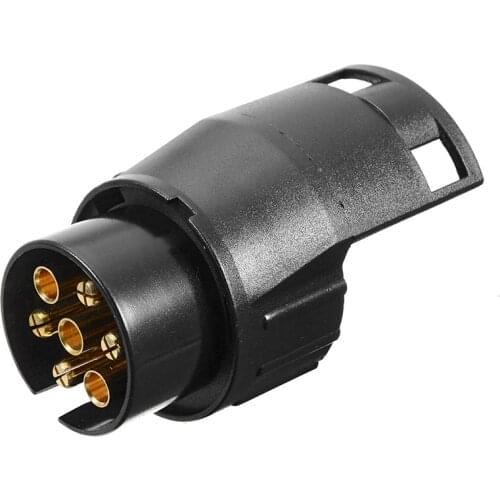 1pc European 7 pin to 13 pin Car Towing Socket Converter Adapter 12V Trailer Caravan Truck Towbar Electrical Plug Accessories