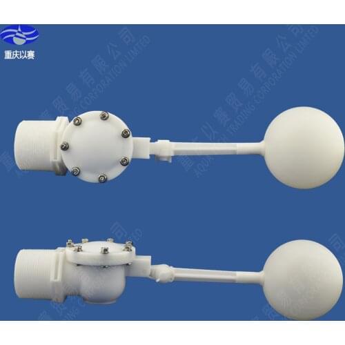 2" plastic float valve, big size plastic ball cock, floating valve for water tank, remote control float valve