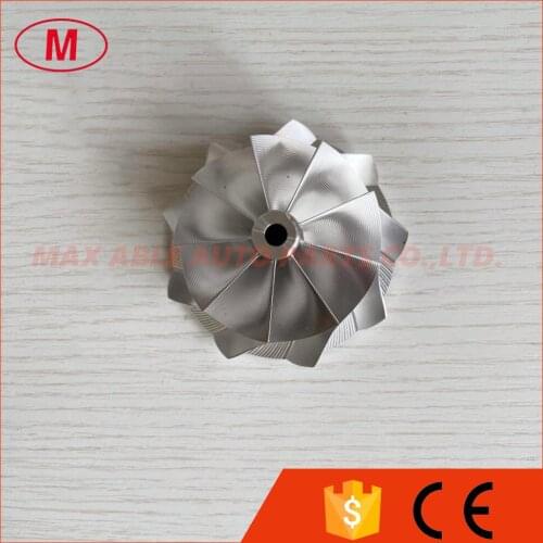 GT30 reverse 57.52/71.40mm 9+0 blades performanance point milling milling/aluminum 2618/billet compressor wheel
