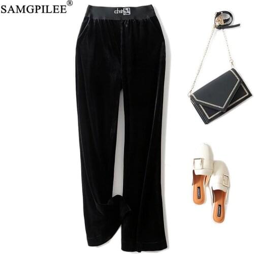 Samgpilee Women's Velvet Trousers
