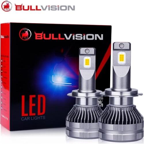 Bullvision h4 Canbus Super Powerful no error auto Bulb headlight 12V 25000LM 100W H8 H9 H11 H16JP H7 9005 9006 For car light SA
