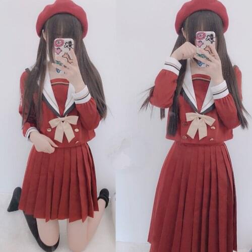 Japan and South Korea sailor suit costumes anime COS Japan academic school female student uniforms japanese school uniform