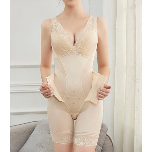 Womens Slimming Underwear Bodysuit Body Shaper Waist Shaper Shapewear Postpartum Recovery Slimming Shaper