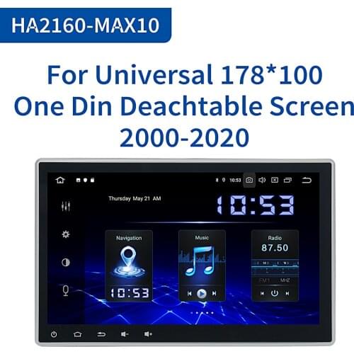 Dasaita 1 Din Car Radio Android 10.0 Universal 10.2" IPS screen for Nissan ISO GPS Navigation Bluetooth