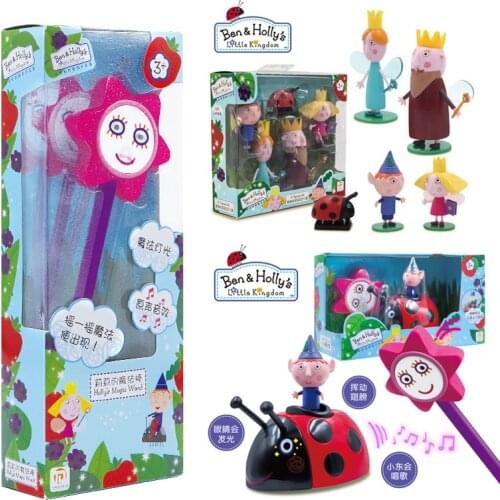 Ben and Holly Doll Toy Little Kingdom Music Children Fairy Magic Wand Girl Princess Scepter Rocket Castle Kids Gifts