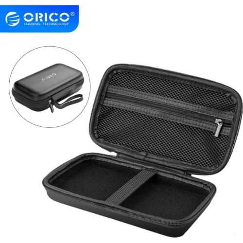 ORICO Hard Case Box Power Bank Case for 2.5 Hard Drive Disk USB Cable External Storage Carrying SSD HDD Case Storage box