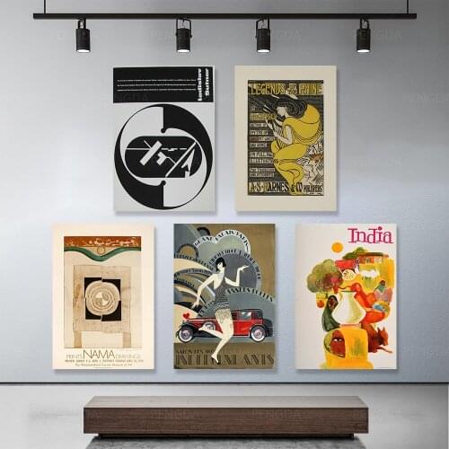 Home Decoration Hd India Colored Female Portrait Prints Painting Pictures Wall Art Modular Canvas Modern Poster For Living Room