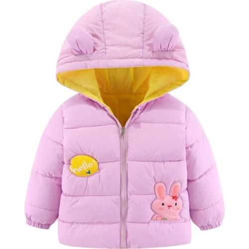 Childrens Down Outerwear Winter Clothes 2-6Y Kids Teen Boys Girls Cotton-Padded Parka Coats Thicken Warm Long Jackets 2021 New