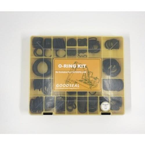 510PCS The O-Ring kit is suitable for the Caterpillar CAT Nitrile 90 hardness excavator O-ring kit
