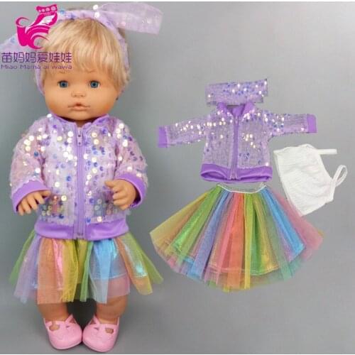 Doll clothes 40cm baby doll jacket for 38cm Nenuco Ropa y su Hermanita toys coat skirt vest child gift