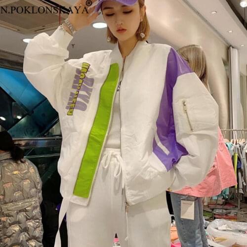 Женские куртки оверсайз N.POKLONSKAYA China At AliExpress