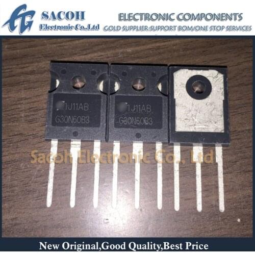New original 10PCS/Lot HGTG30N60B3 G30N60B3 30N60B3 or HGTG30N60C3 G30N60C3 30N60C3 TO-247 30A 600V N-Channel IGBT
